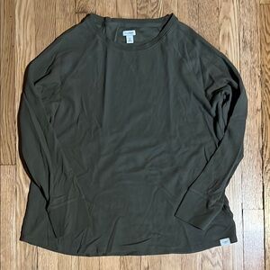 L.L.Bean Dark Green Long Sleeve Shirt